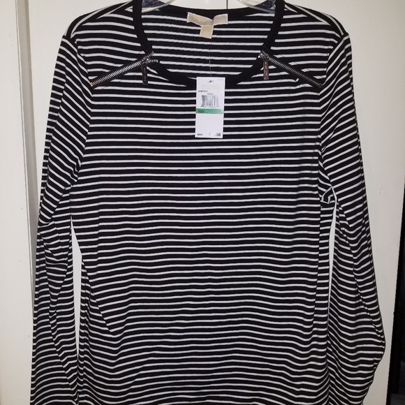 michael kors striped shirt
